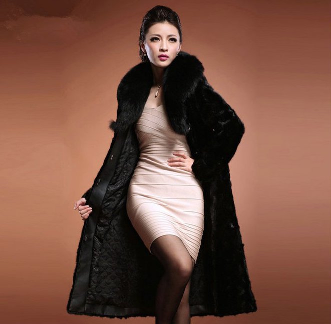 All-match fashion tops slim long coat for women