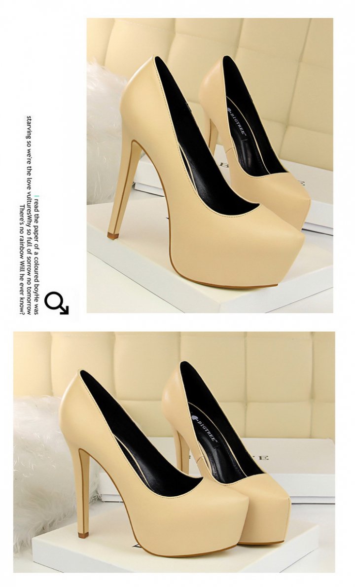 Fashion slim shoes European style high-heeled shoes
