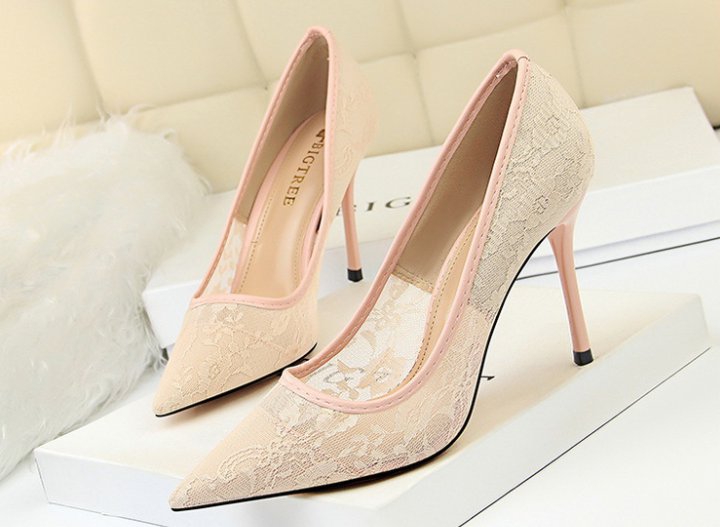 European style high-heeled shoes pointed shoes for women
