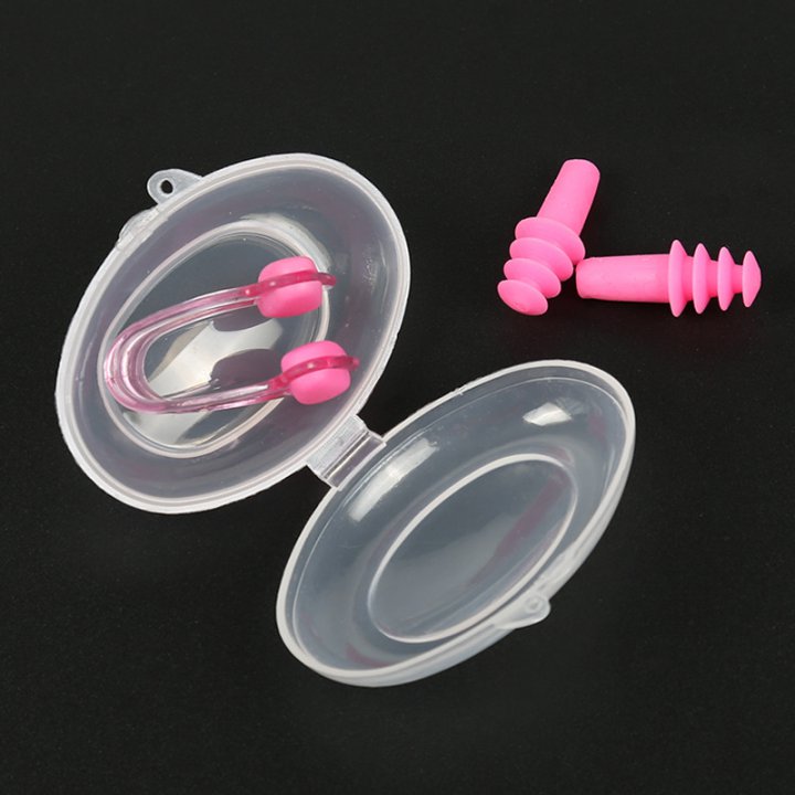 Special antiskid swim nose clip silicone soft earplug
