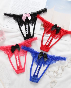 Transparent Japanese style briefs very thin T-back for women