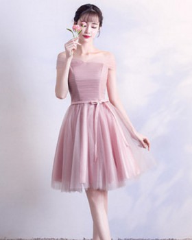 Long bridesmaid dress Korean style dress for women