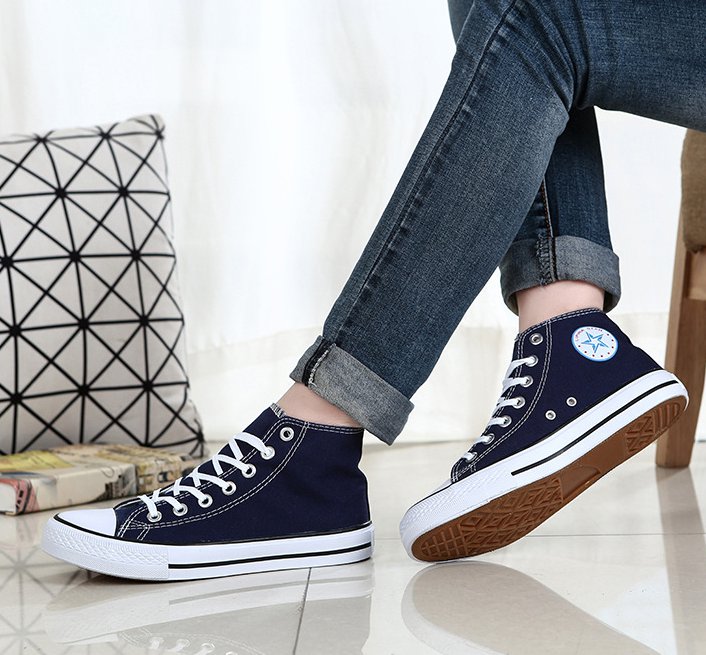 Autumn cloth shoes high-heeled canvas shoes