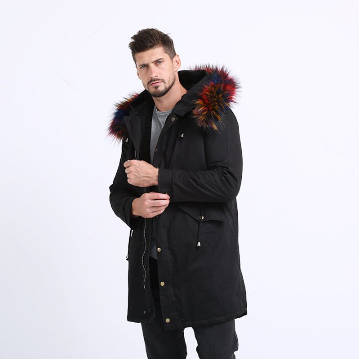 Autumn and winter down coat long coat for men