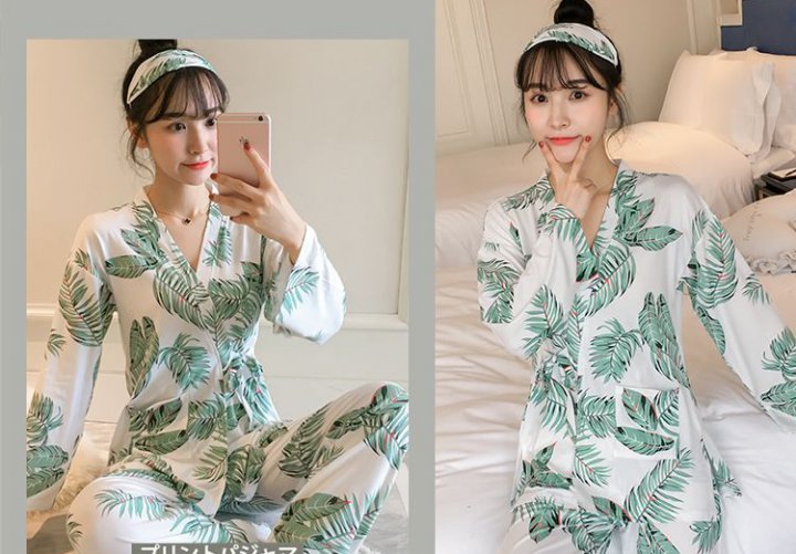 Lovely pajamas homewear kimono 2pcs set for women