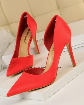 Slim shoes European style high-heeled shoes for women