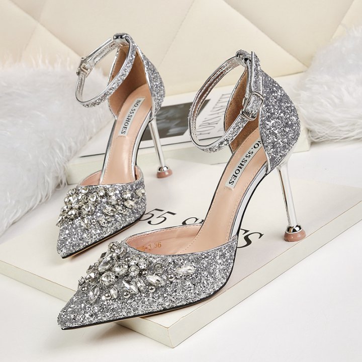 Nightclub high-heeled shoes sexy sandals for women