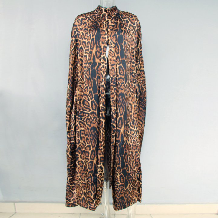 Cstand collar fashionable robe fashion shawl for women