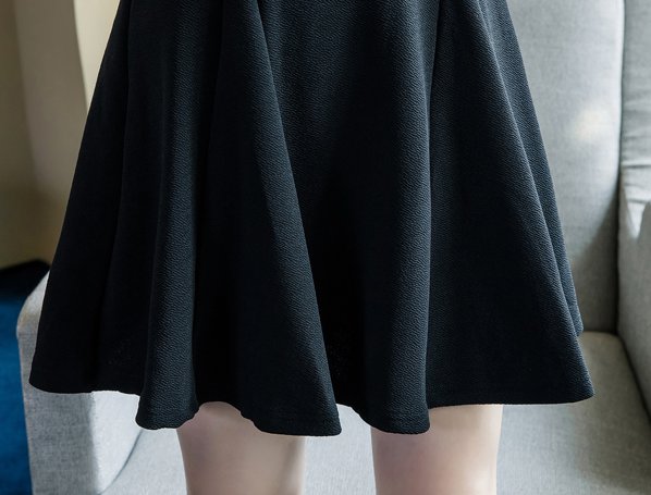 Summer temperament retro lace small skirt splice dress for women