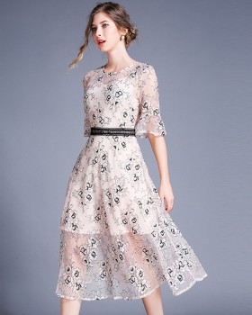 Splice lace lady dress