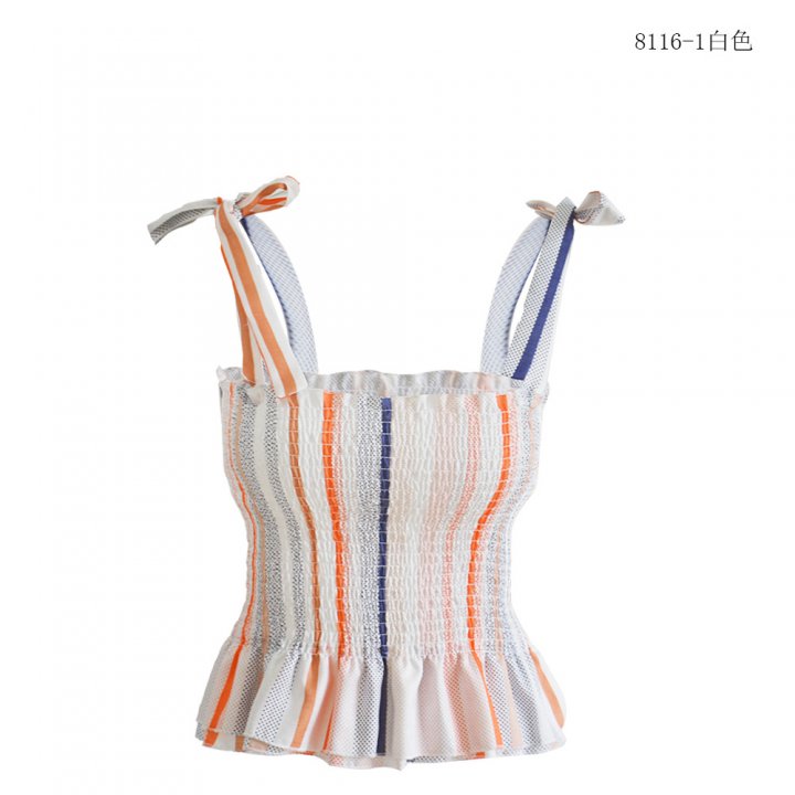 Bow colors-bar sling spring and summer vest for women
