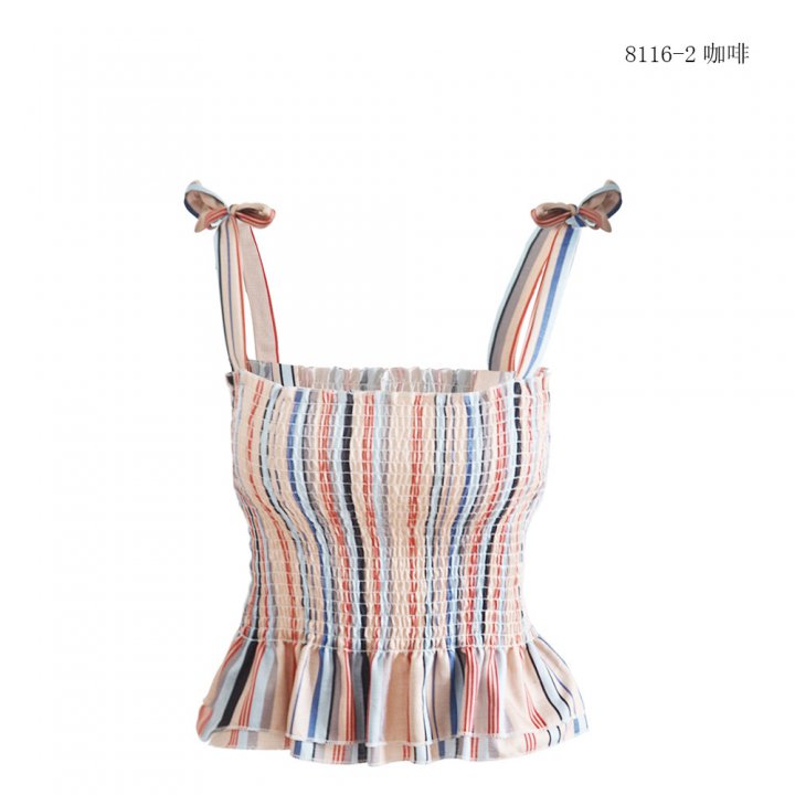 Bow colors-bar sling spring and summer vest for women