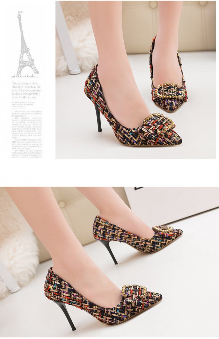 Fashion pointed stilettos Korean style slim shoes for women