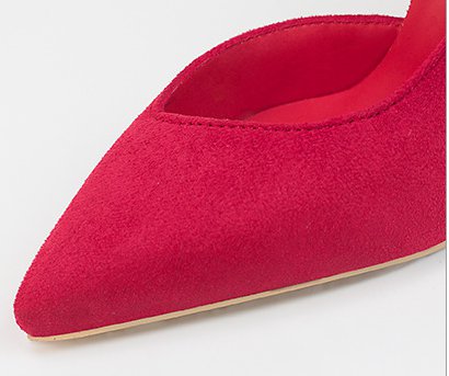 Simple fashion broadcloth pointed shoes for women