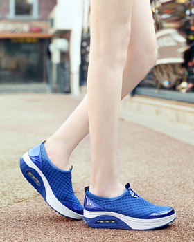 Air cushion sports shoes mesh platform shoes for women