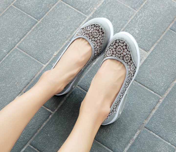 Lace slipsole shake shoes Casual summer shoes for women