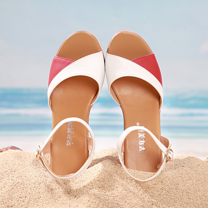 Thick crust sandals open toe platform for women