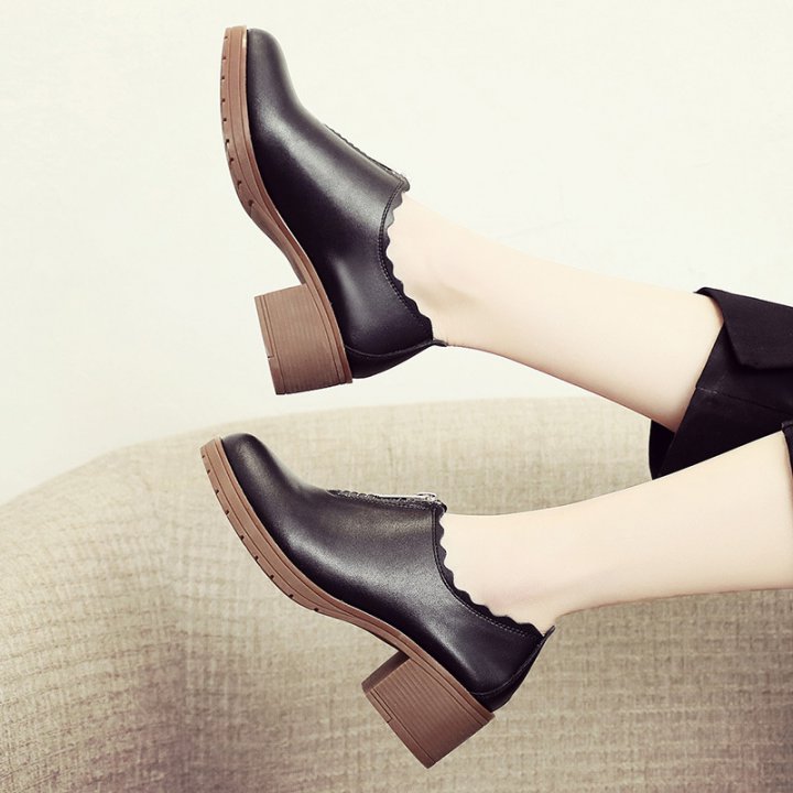 All-match shoes student leather shoes for women