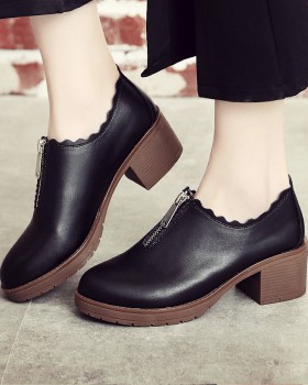 All-match shoes student leather shoes for women