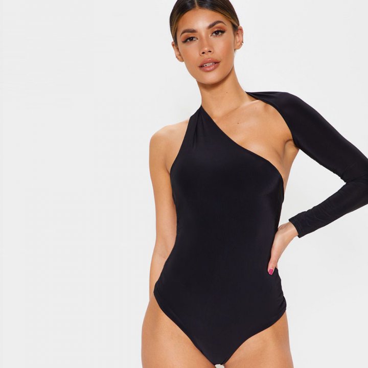 Street tight tops sexy bottoming leotard for women