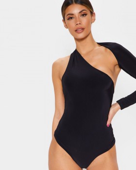 Street tight tops sexy bottoming leotard for women