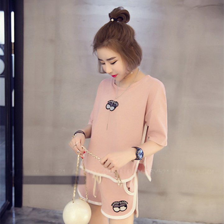 Homewear milk silk night dress summer pajamas a set for women