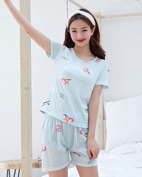 Homewear milk silk pajamas a set for women