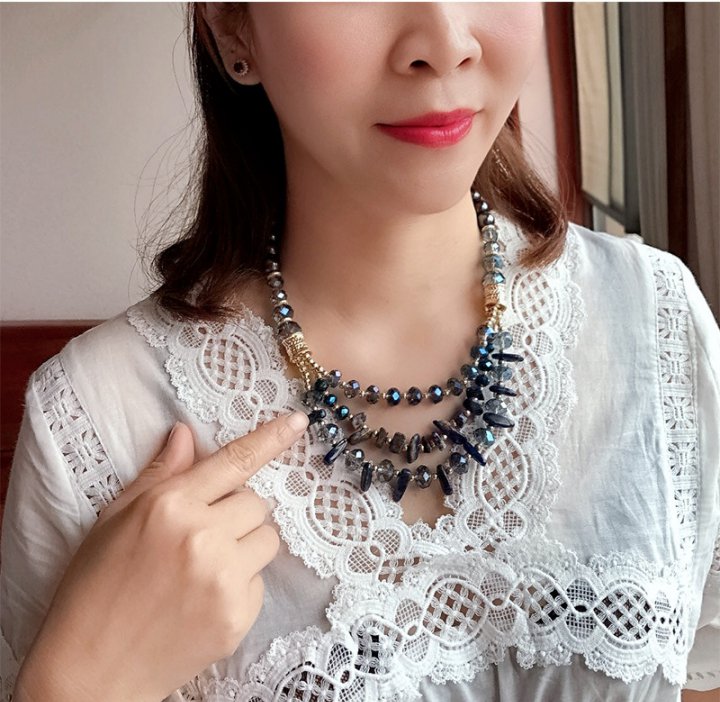 Asian style accessories beads necklace for women