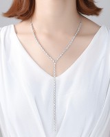 Pendant summer sexy V-neck minimalist necklace for women