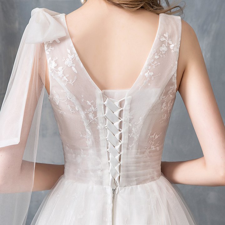 Lace starry sky slim light wedding dress for women