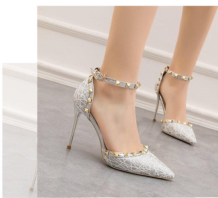 Slim sexy high-heeled sandals for women