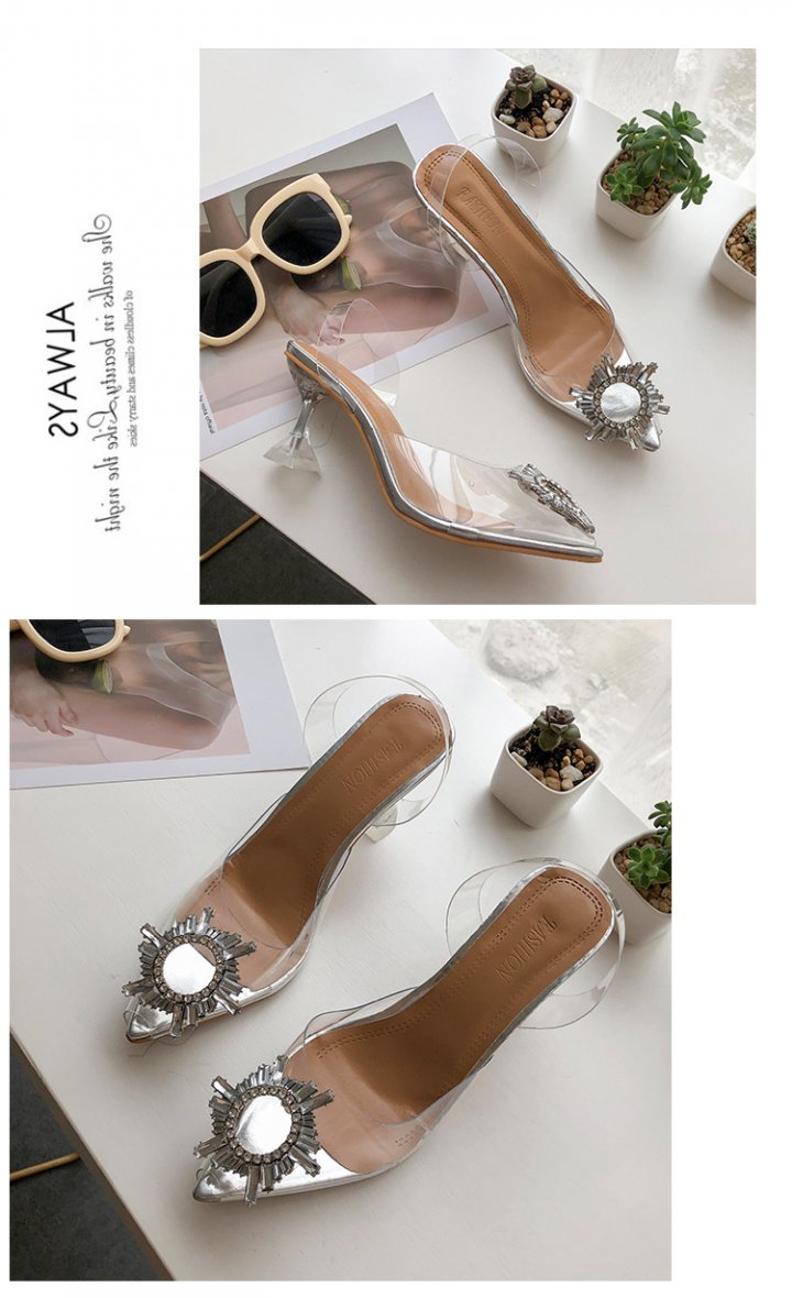 Pointed sexy sandals fashion high-heeled shoes