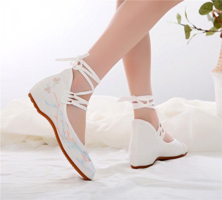 Within increased cloth shoes shoes for women