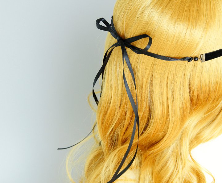 Halloween streamer hair accessories angel headband for women