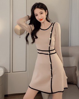 Mixed colors slim business suit fashion and elegant dress