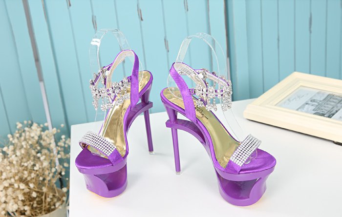 Fine-root high-heeled sandals summer fashion platform