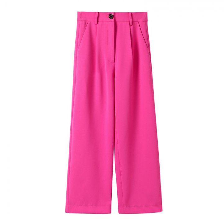 Spring and autumn wide leg pants all-match nine pants