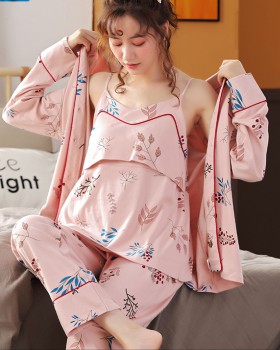 Postnatal nursing clothing pure cotton pajamas