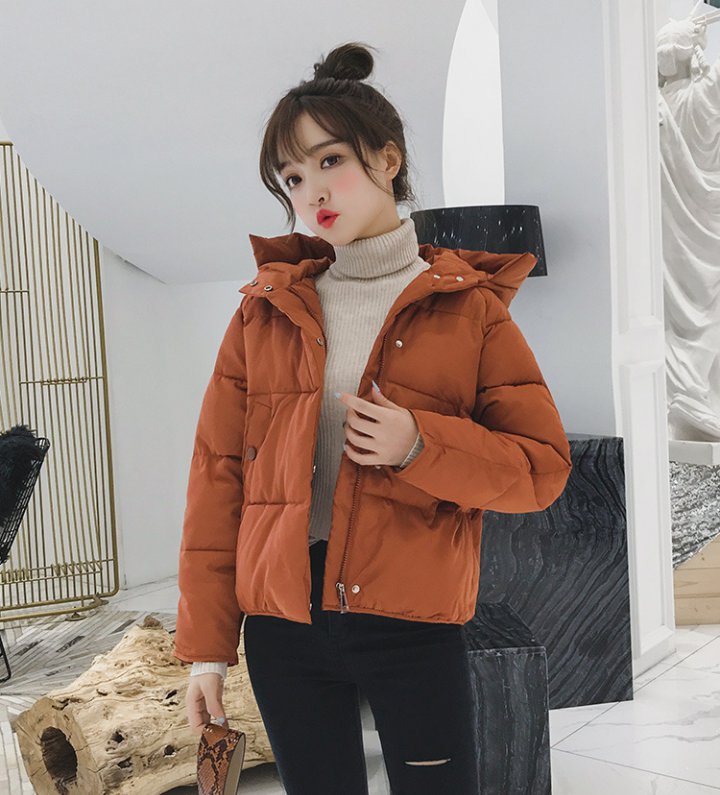 Down loose bread clothing short Korean style cotton coat