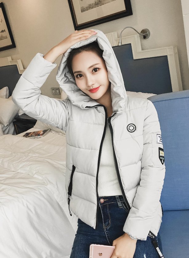 Slim thick cotton coat Korean style coat for women