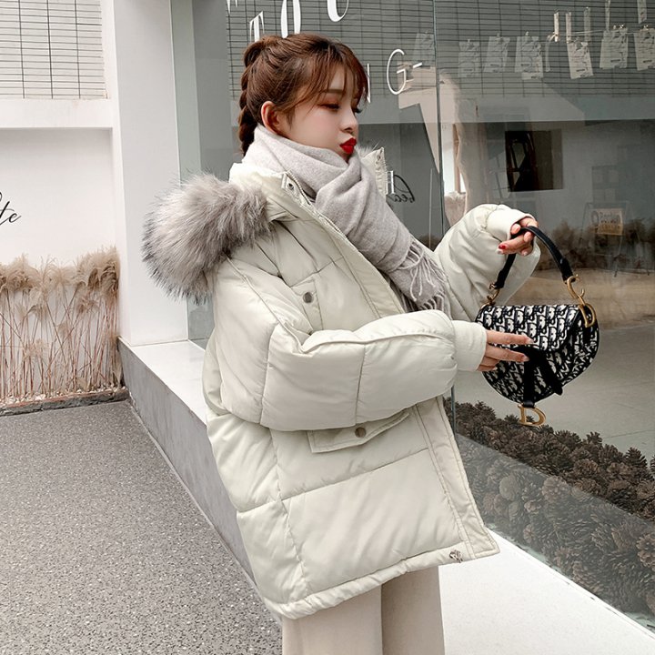 Korean style bread clothing short cotton coat for women