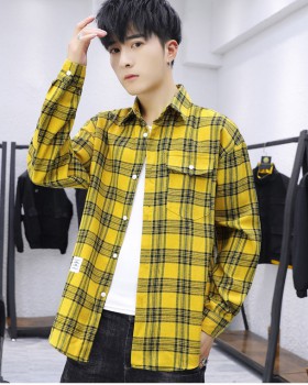 Korean style autumn shirt fashion long sleeve coat