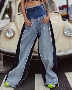 Korean style jeans long pants for women