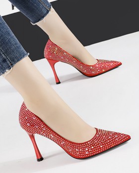 Korean style low high-heeled shoes fashion shoes