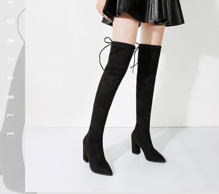 Exceed knee high-heeled boots sexy thigh boots