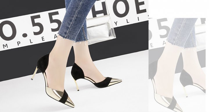 Low maiden shoes slim high-heeled shoes for women