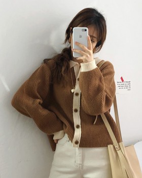 All-match cardigan long sleeve jacket for women
