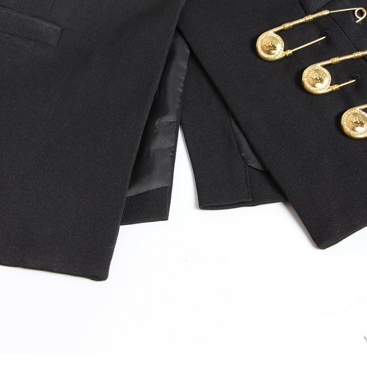 Long sleeve business suit splice coat for women