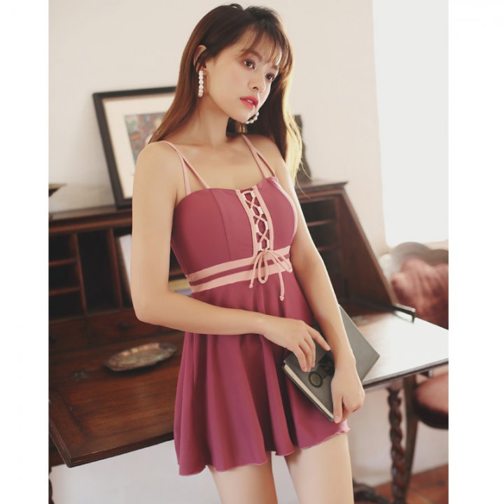 Lady conservatism boxers sexy strap dress for women