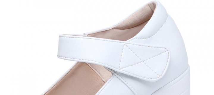 White footware perform high-heeled shoes for women